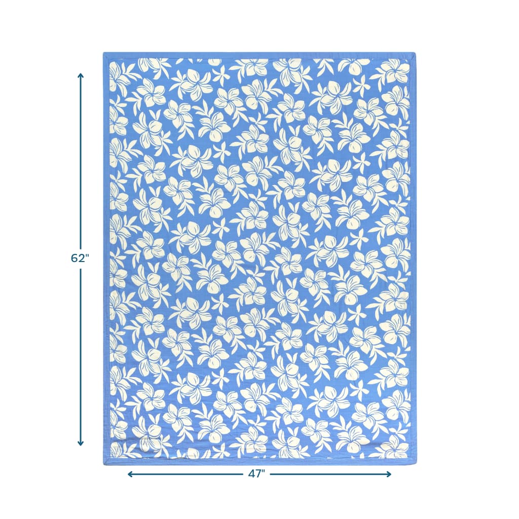 Plumeria Dreams Throw Blanket