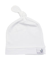 Newborn Top Knot Hat - Pearl
