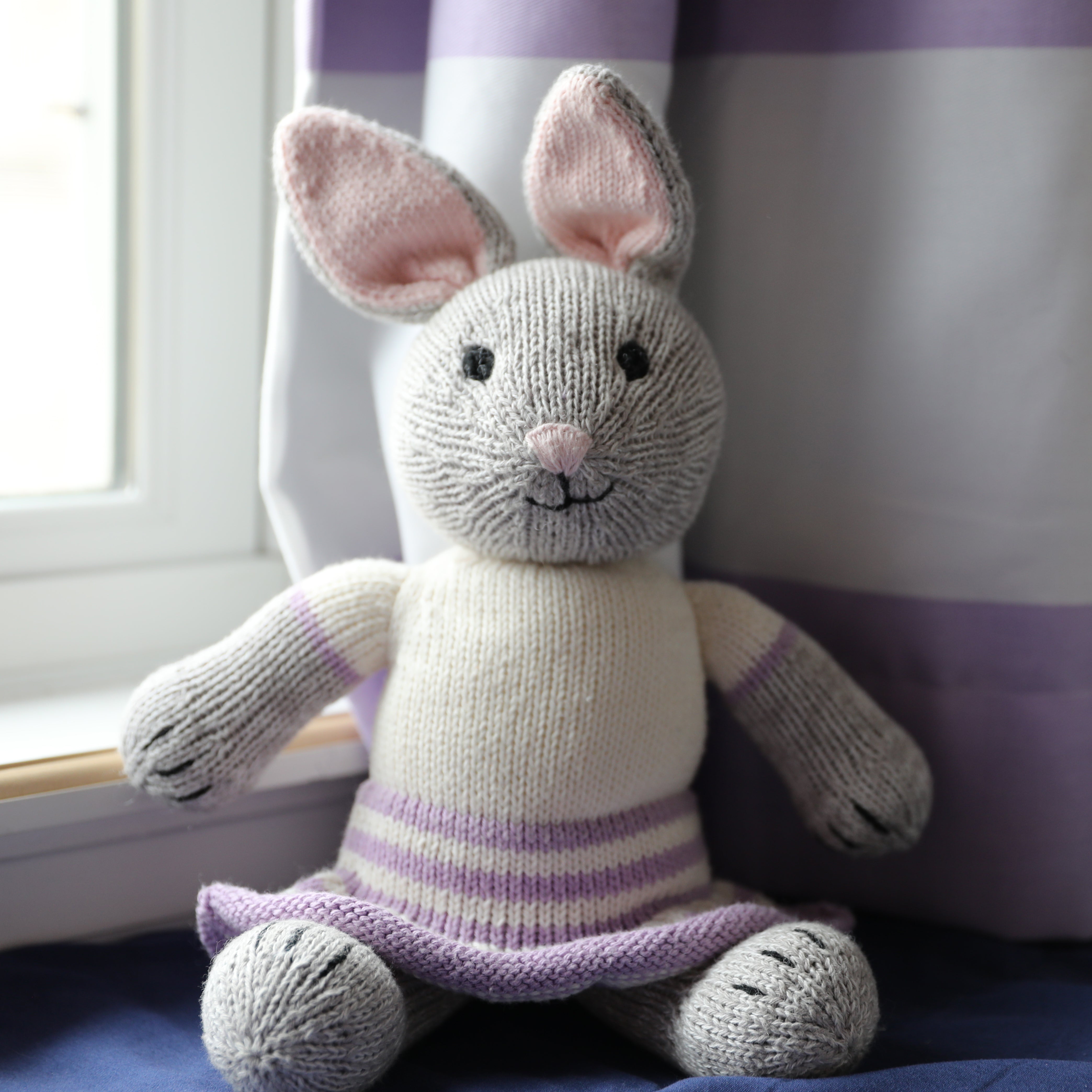 Grey Bunny With Skirt