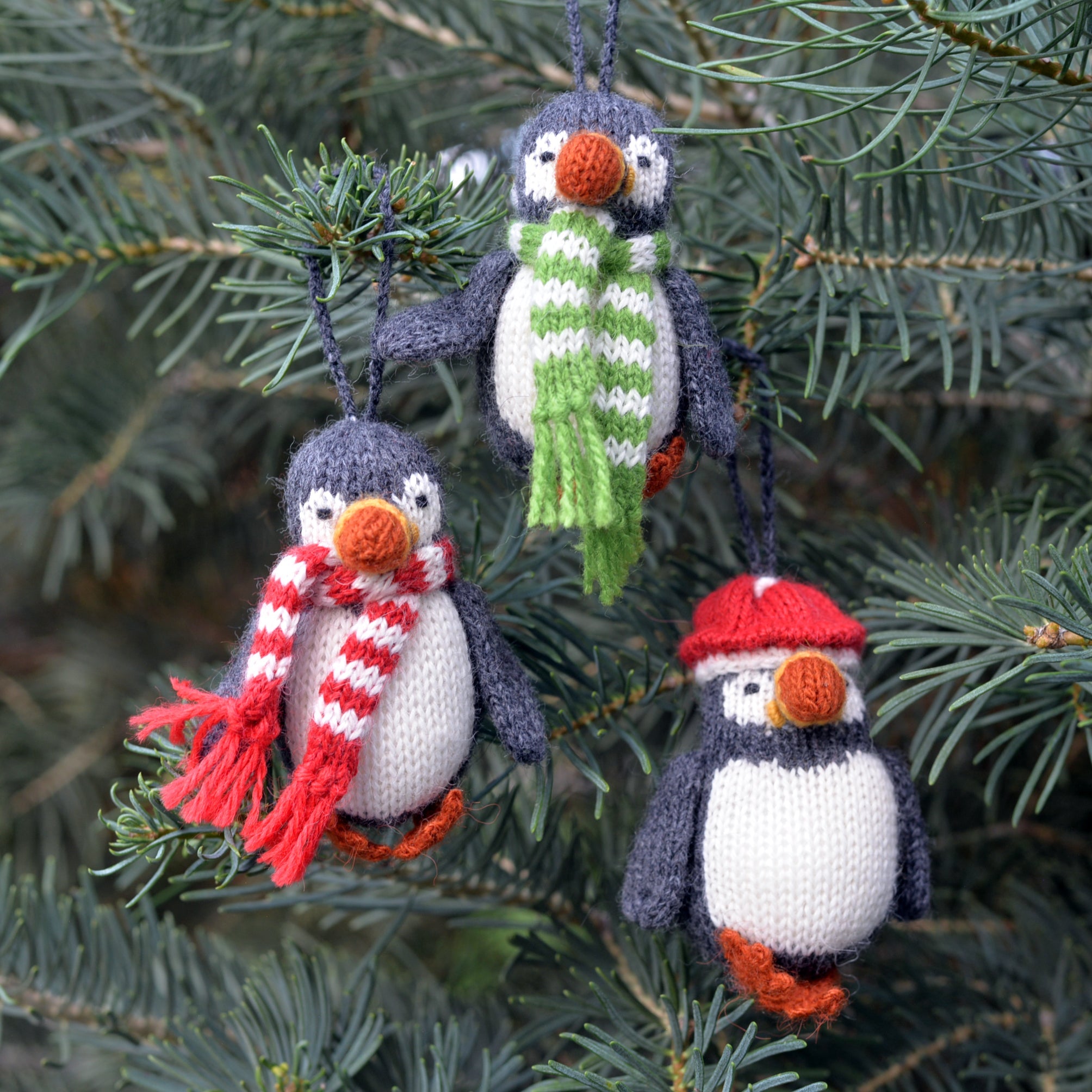 Puffin Ornament- Set Of 3