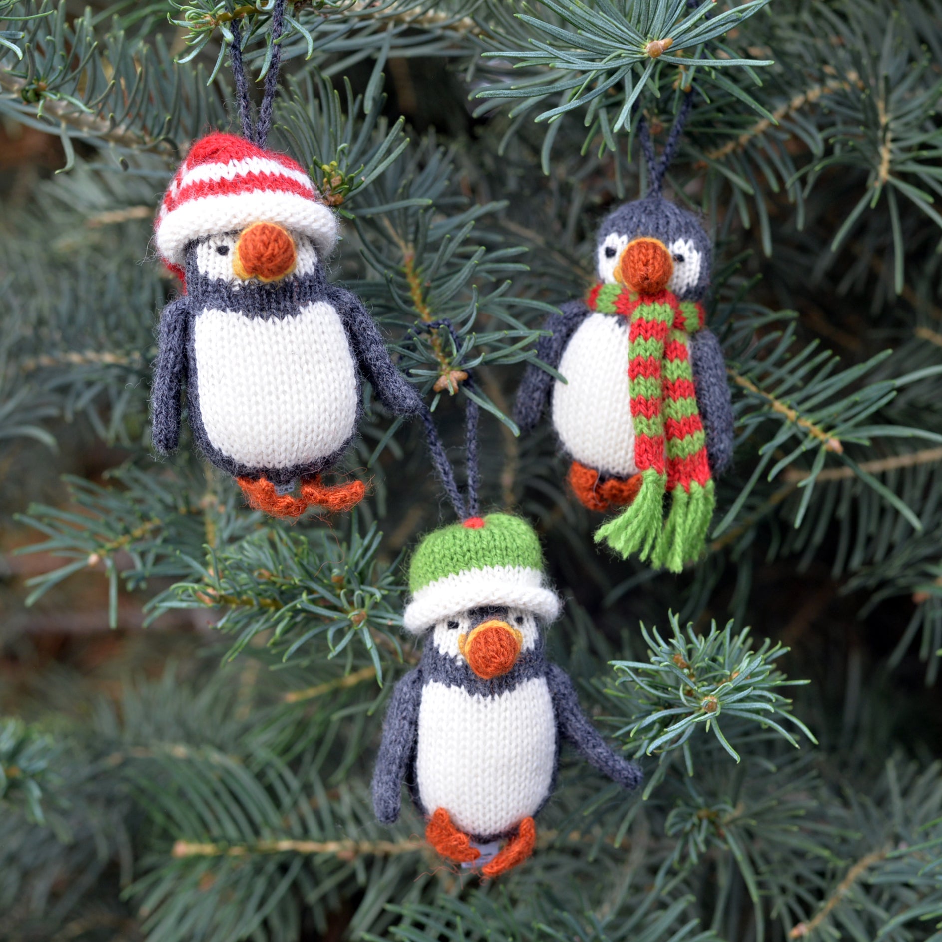 Puffin Ornament- Set Of 3