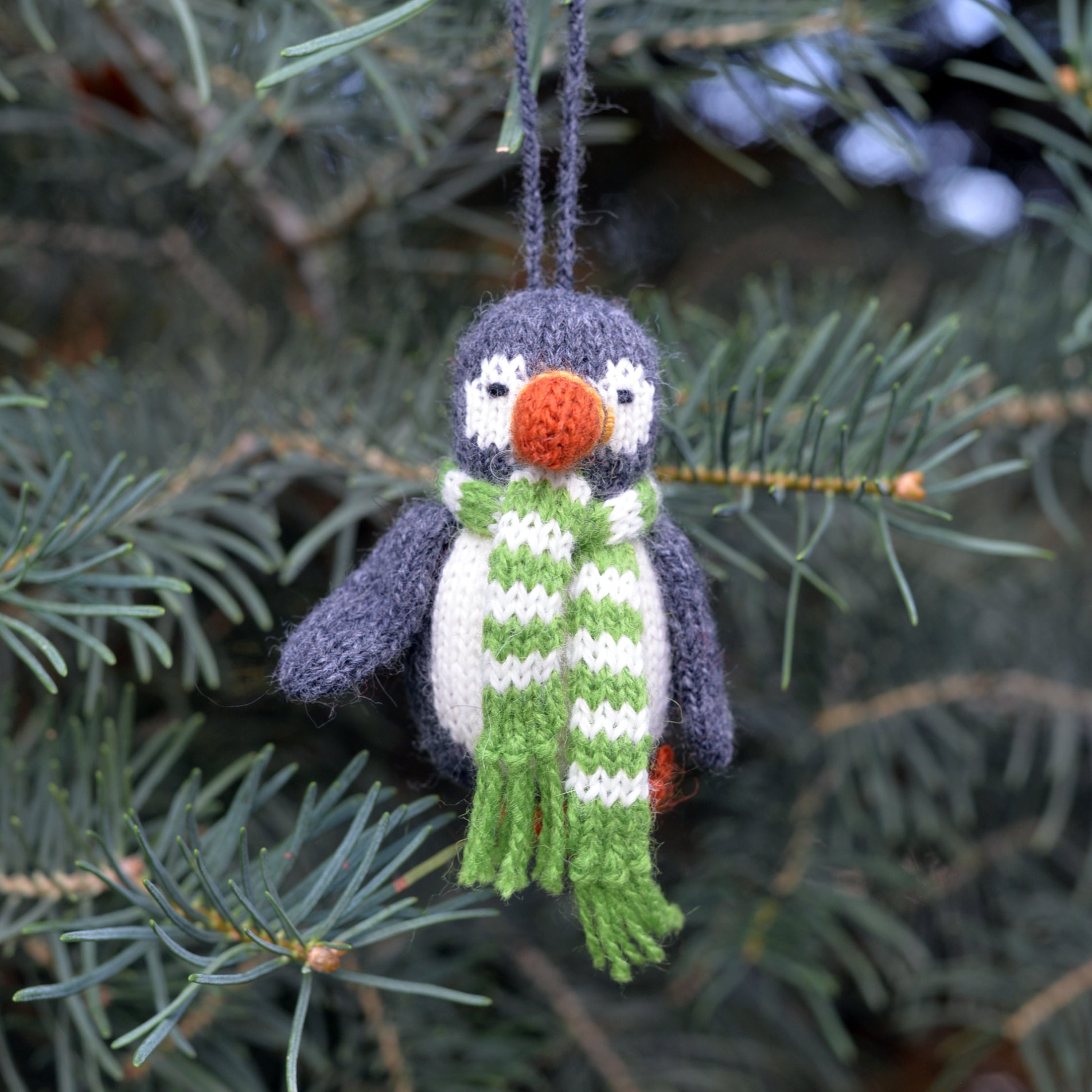 Puffin Ornament- Set Of 3