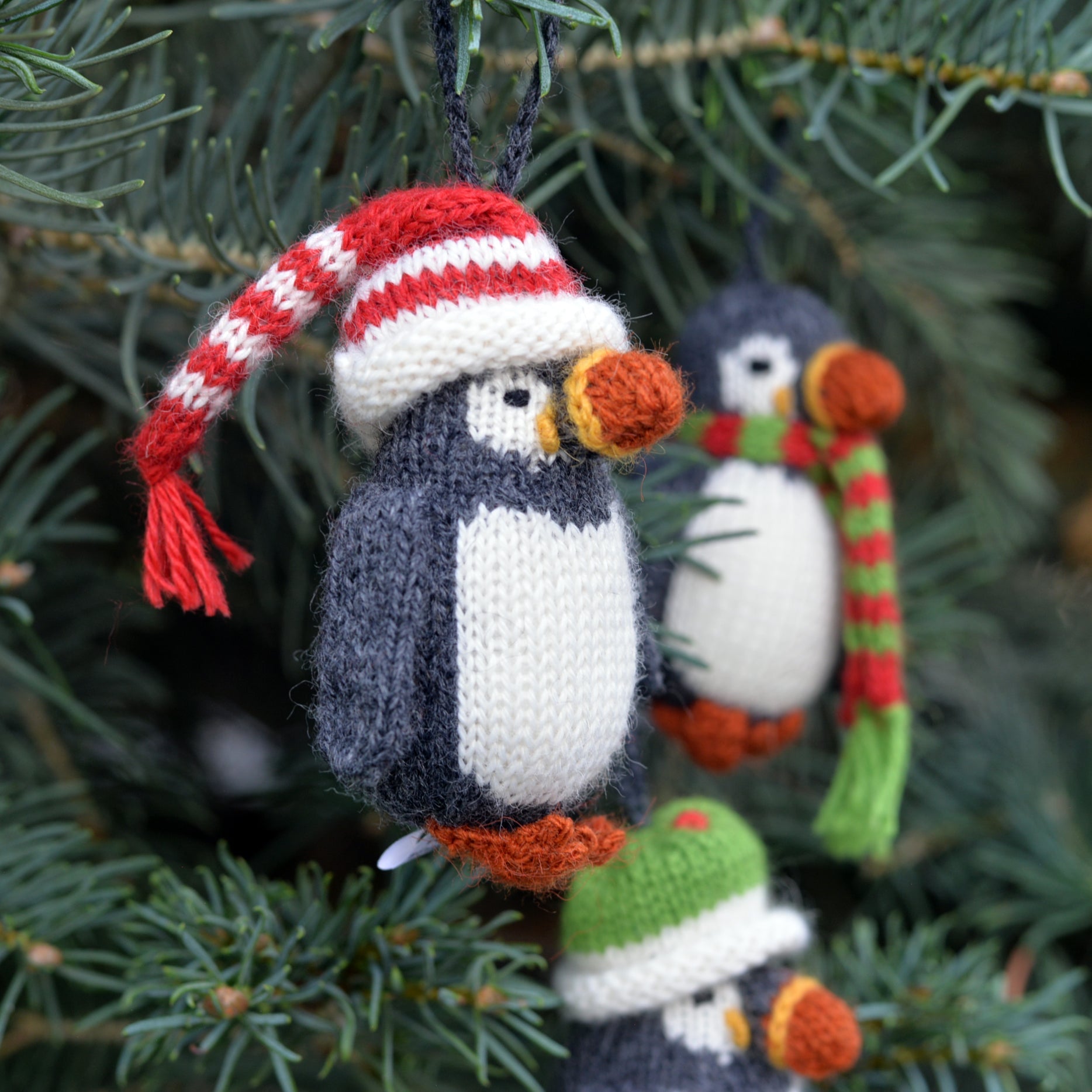 Puffin Ornament- Set Of 3