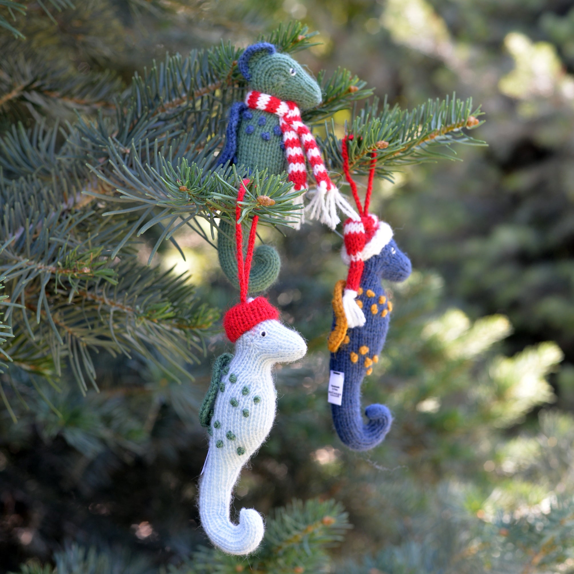 Seahorse Ornaments, Set Of 3