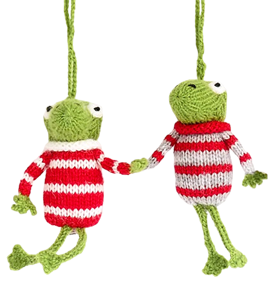 Frog Ornament- Set Of 2