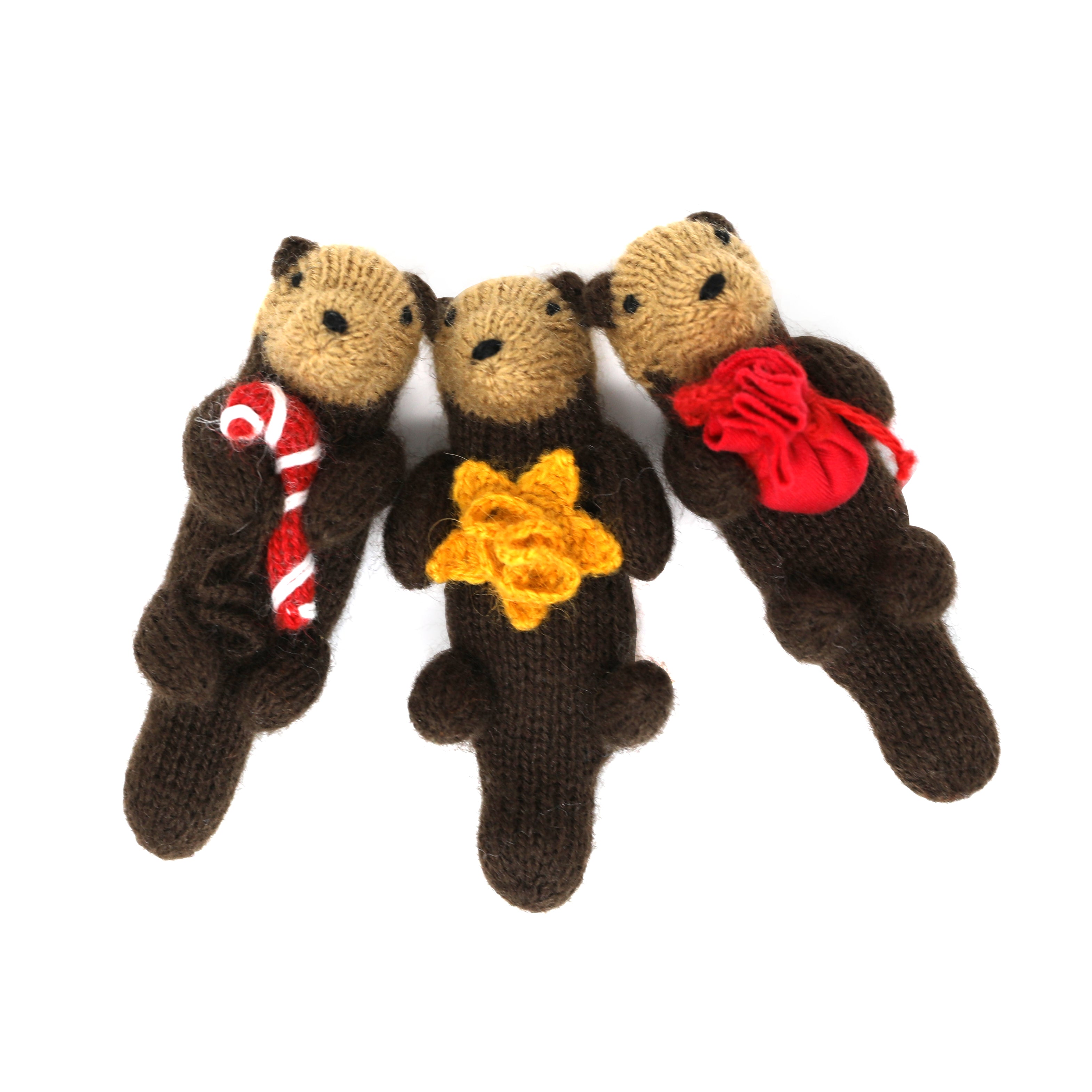 Otter Ornament- Set Of 3