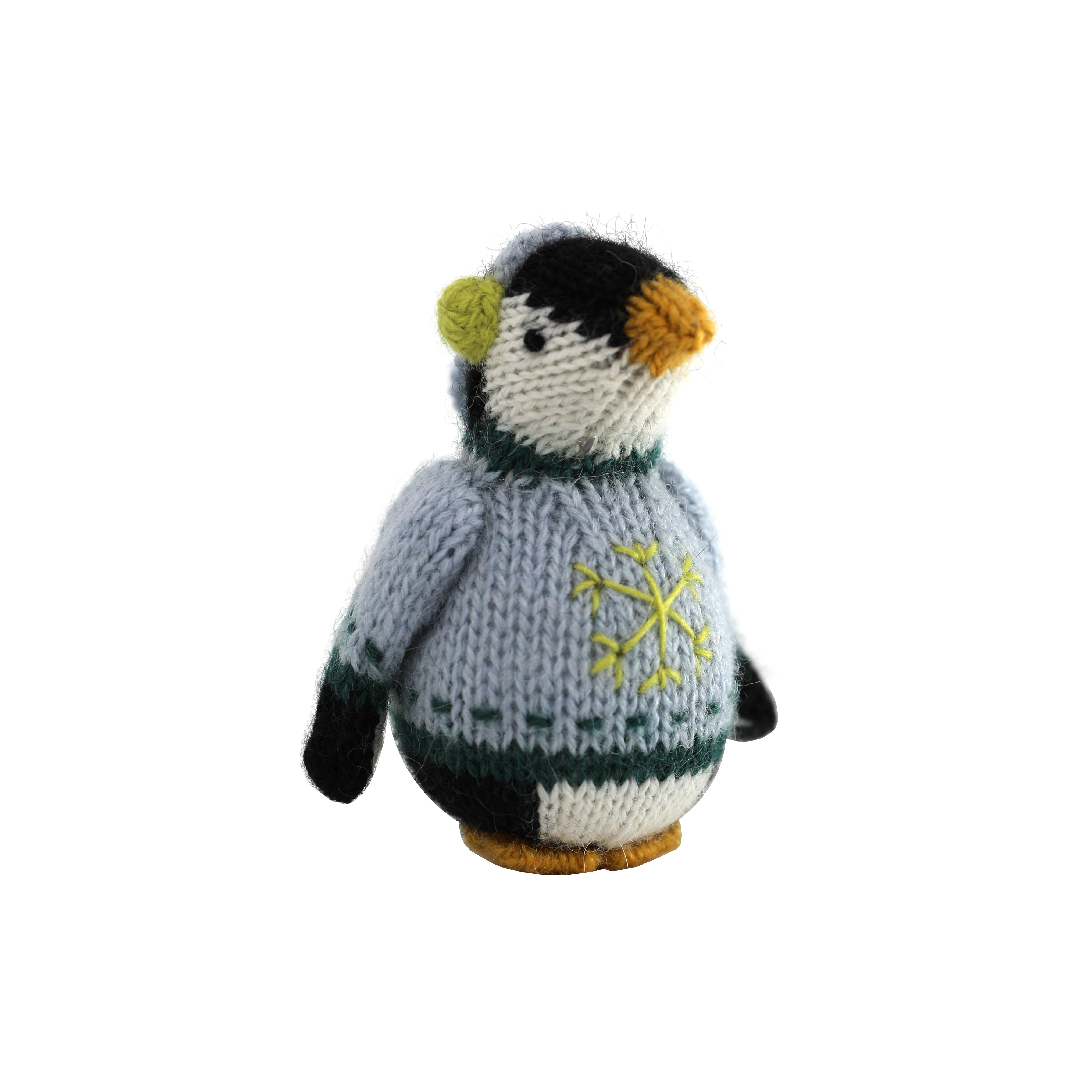 Penguin With Earmuffs Ornament