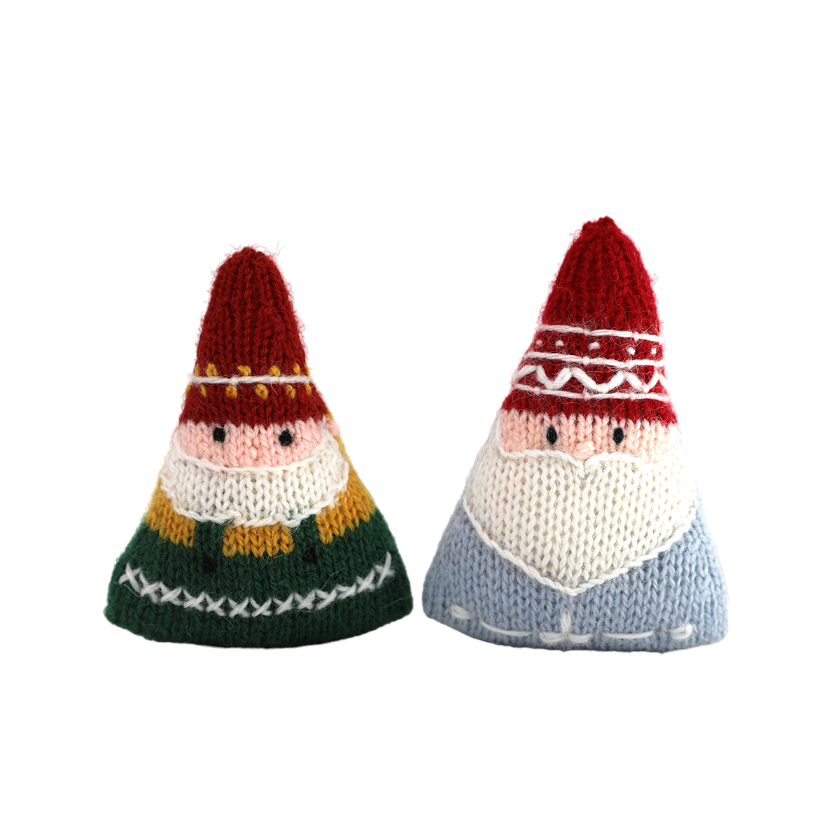 Nordic Santa And Elf, Set Of 2