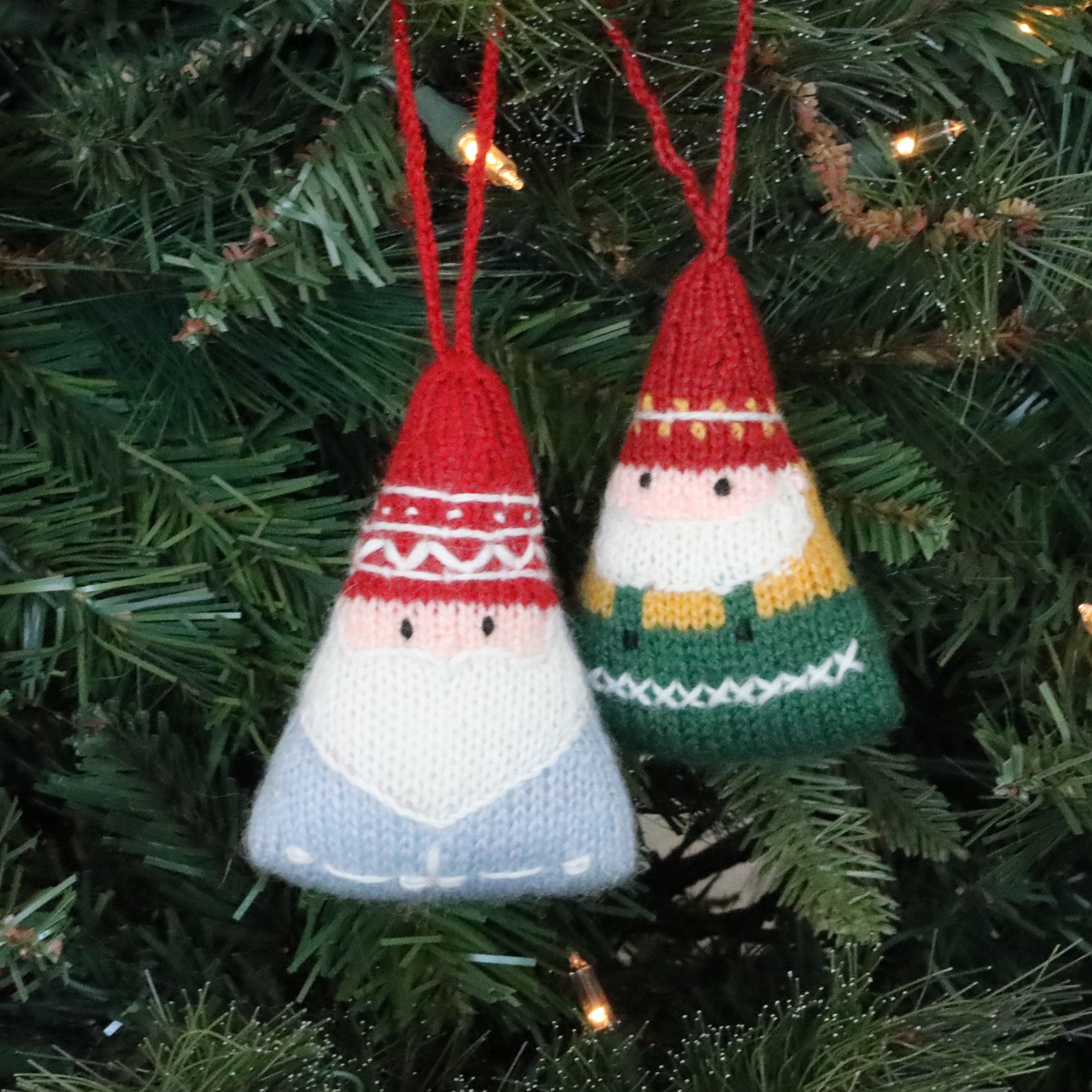 Nordic Santa And Elf, Set Of 2