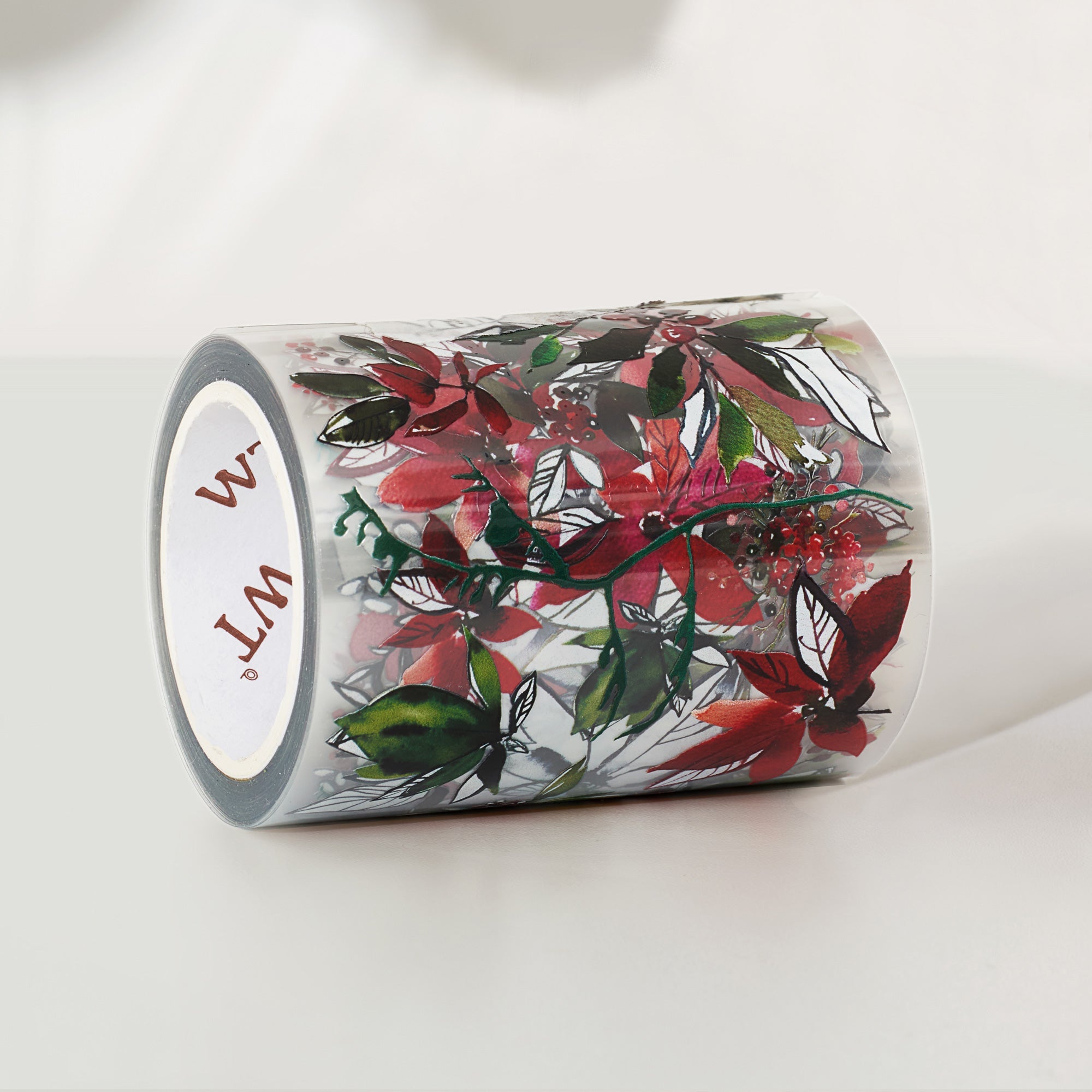 Poinsettia Wide Washi / PET Tape by The Washi Tape Shop