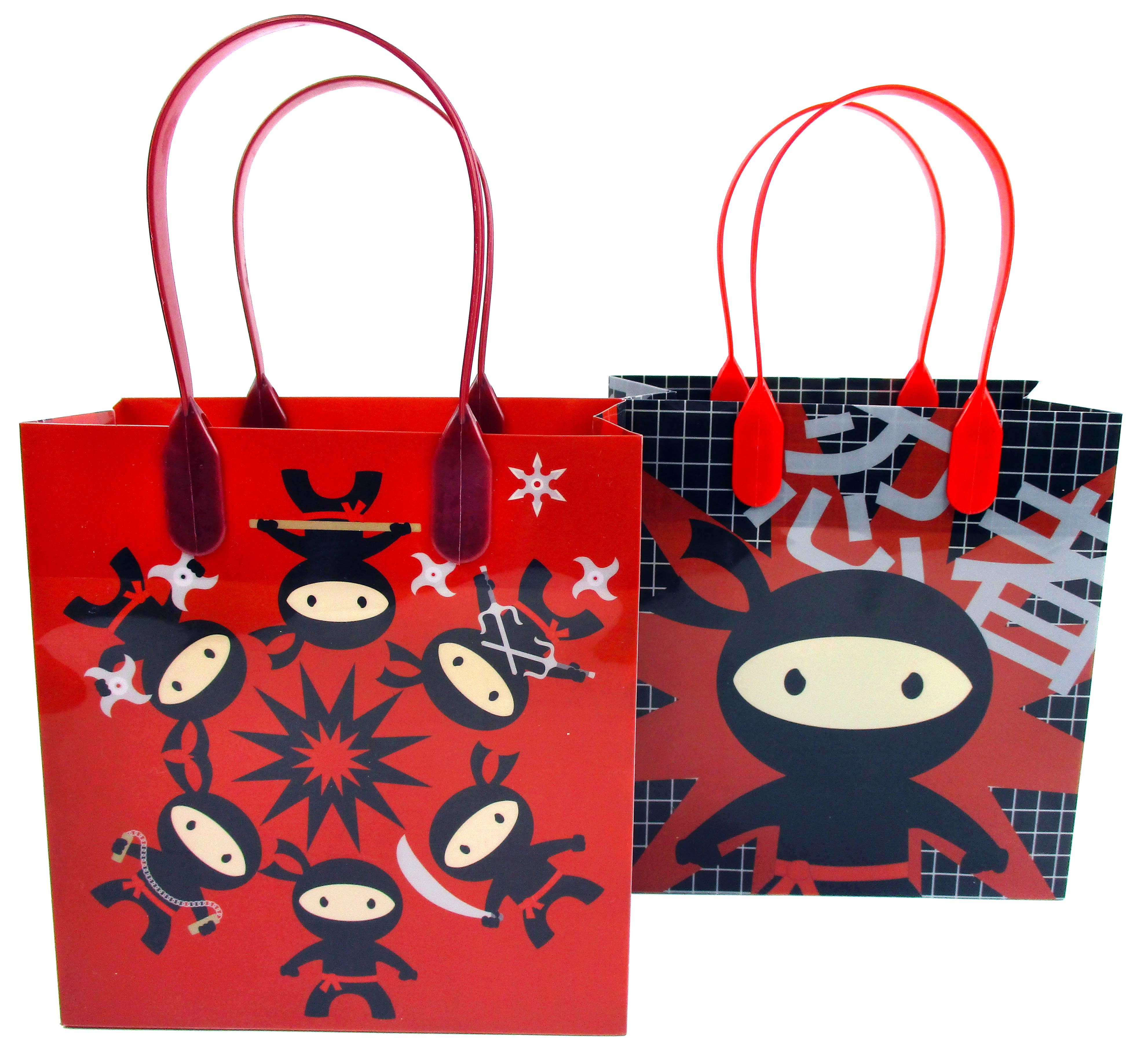 Ninja Themed Party Favor Bags Treat Bags - Set Of 6 Or 12