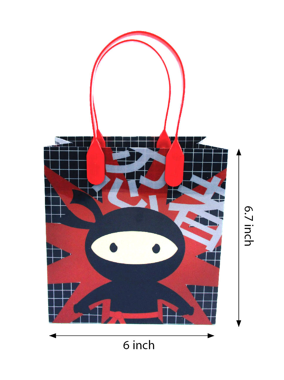 Ninja Themed Party Favor Bags Treat Bags - Set Of 6 Or 12