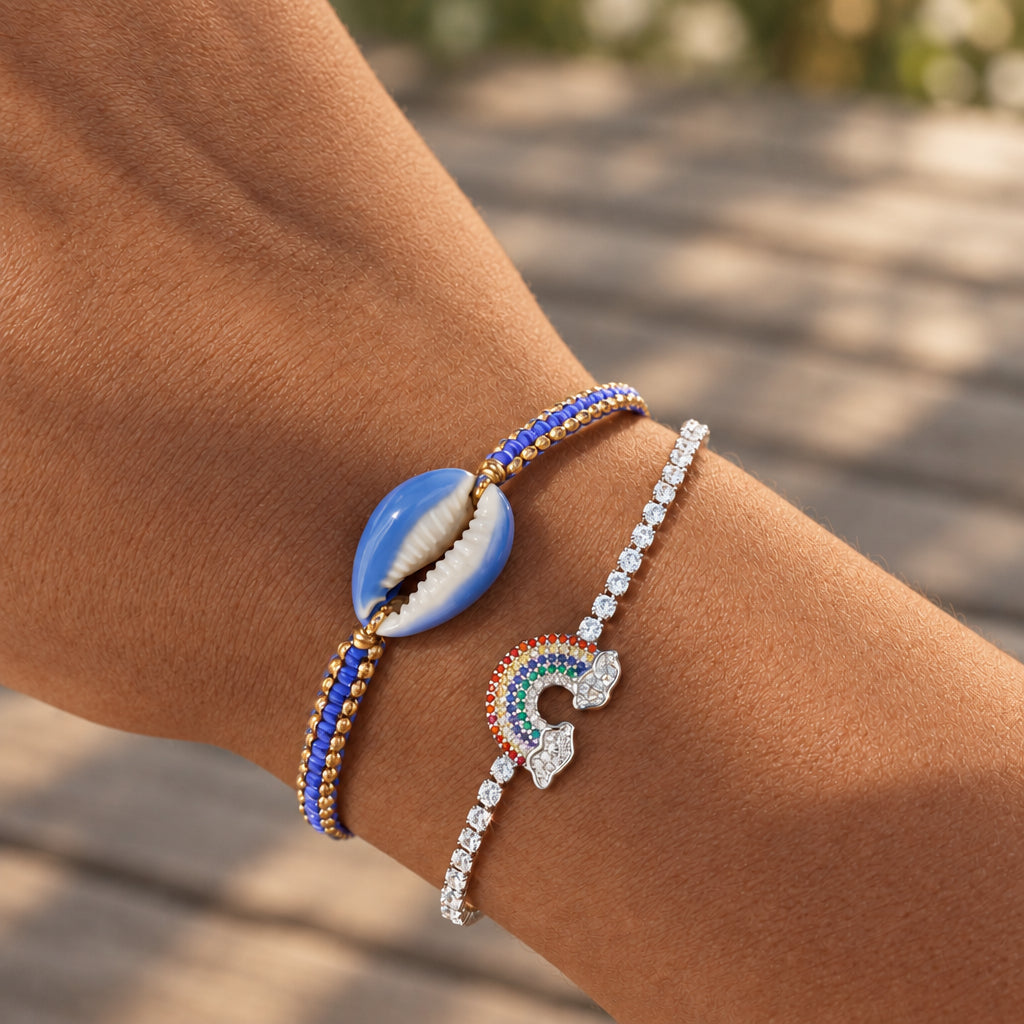 Icy Rainbow Bracelet