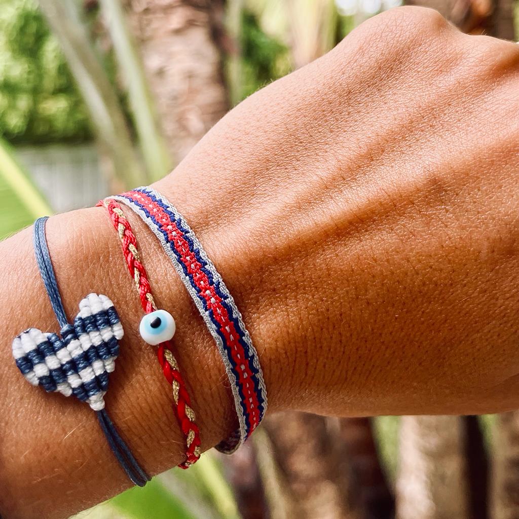 Edna Evil Eye Braided Bracelet
