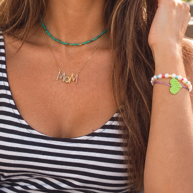 Neon Heart Bracelet