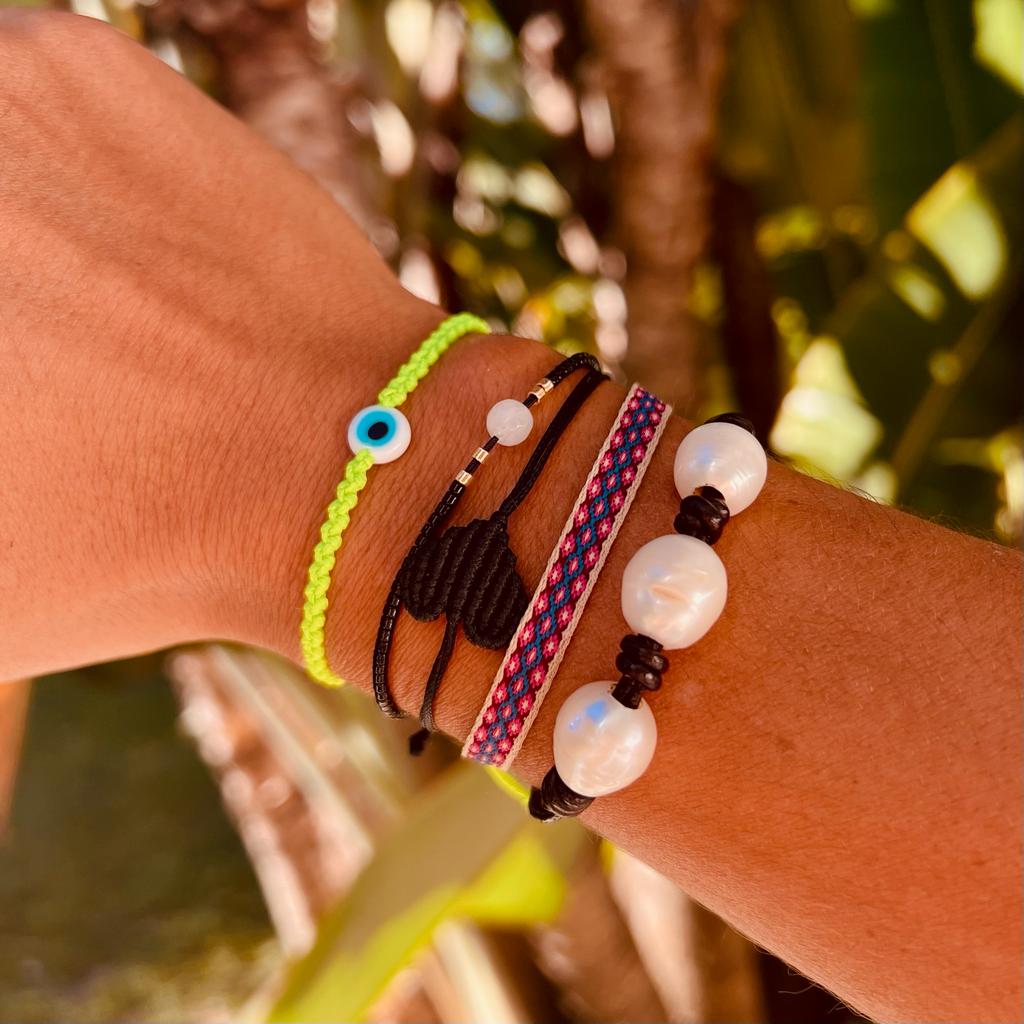 Liquorice Heart Bracelet