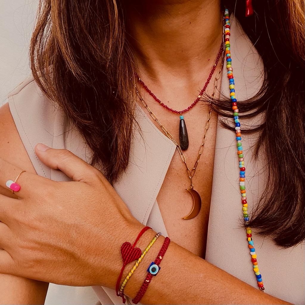 Square Evil Eye Bracelet