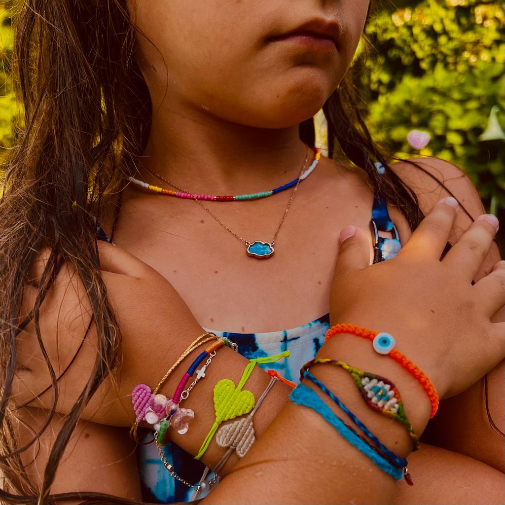 Kids Buttercup Heart Bracelet