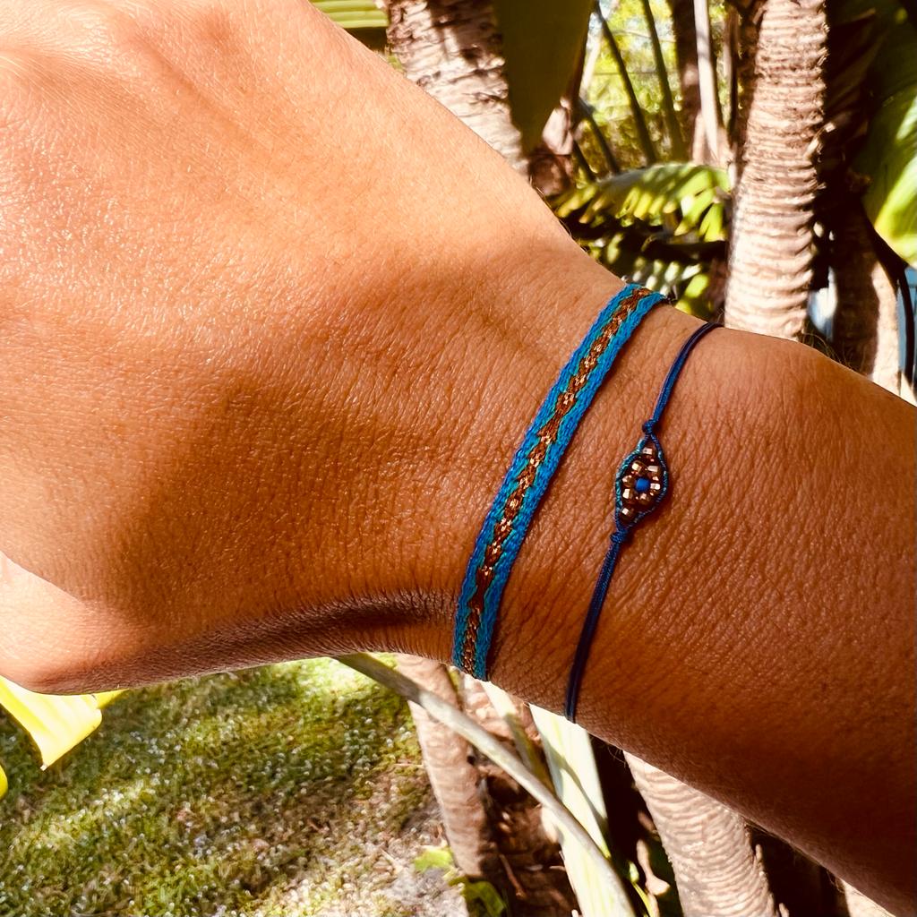 Sterling Silver Evil Eye Bracelet