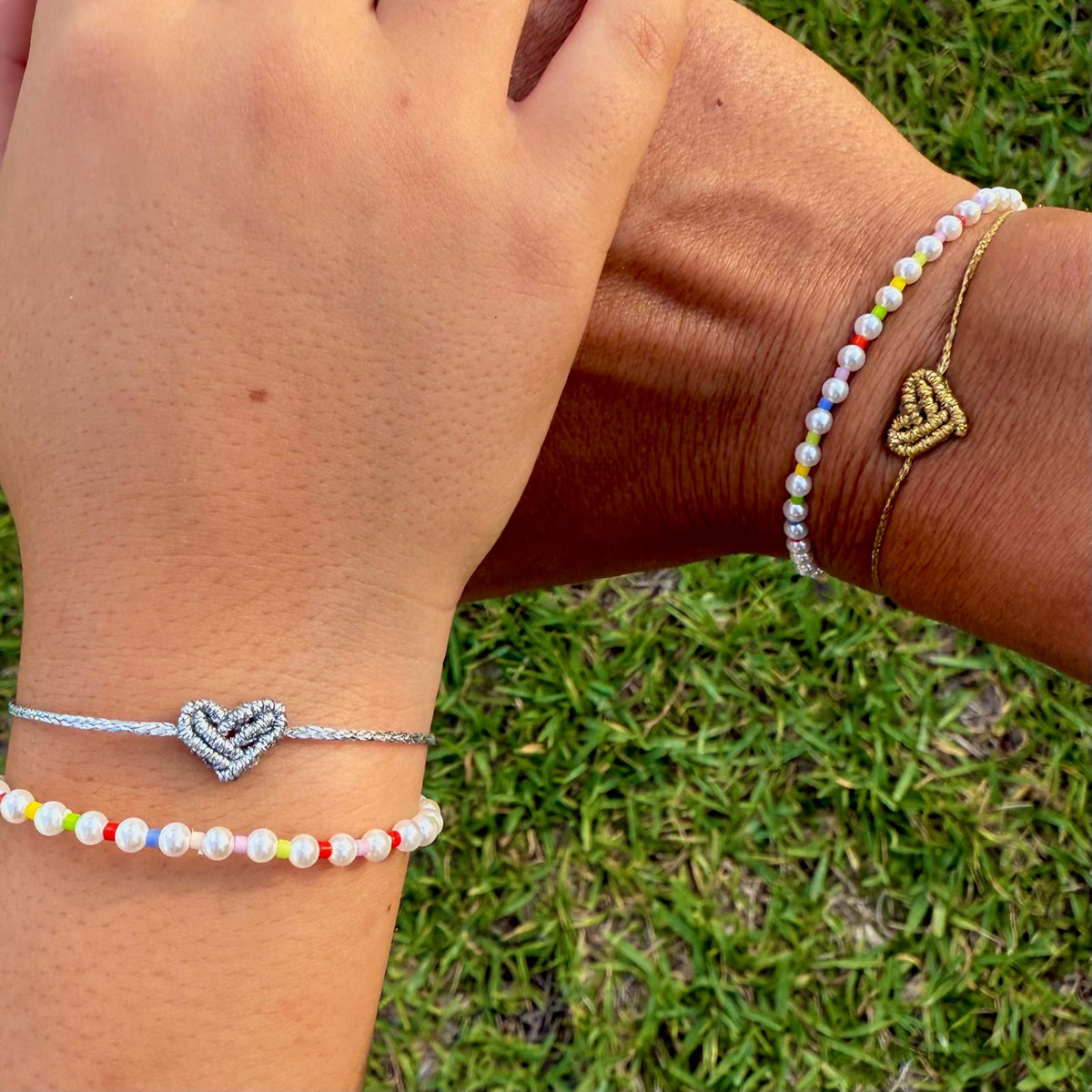Mini Freshwater Baroque Pearl Rainbow Bracelet