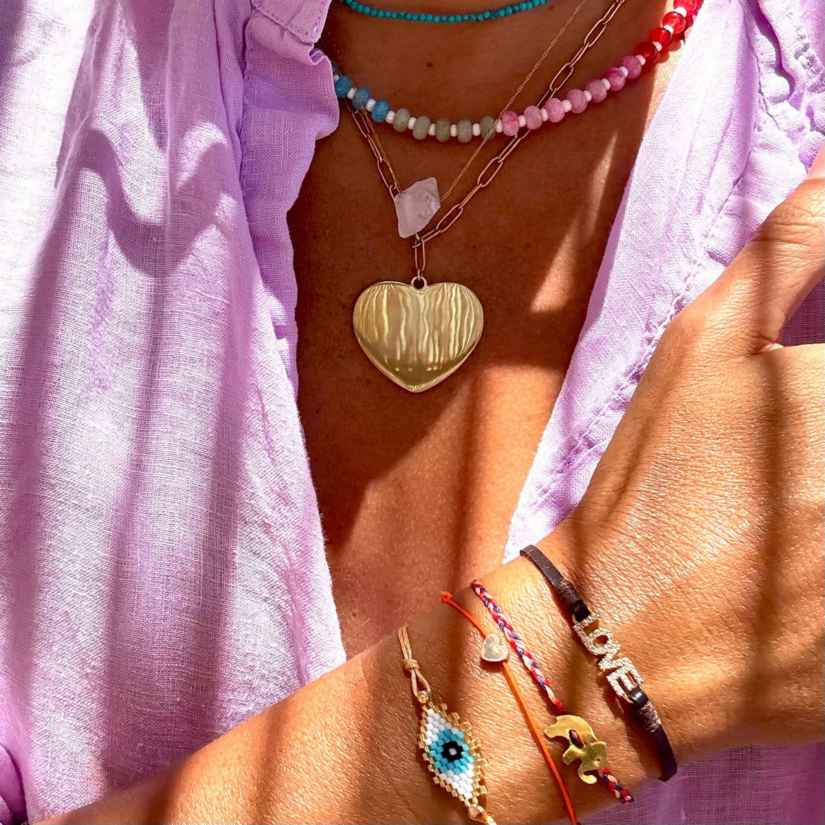 Posey Precious Stone Necklace