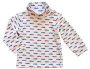 Red Cobra Car Turtleneck Shirt