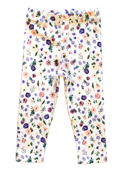 Clementine Garden Floral Legging