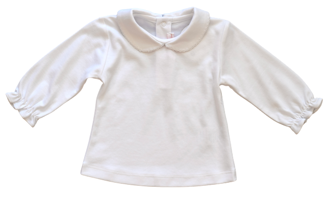 White Peter Pan Top