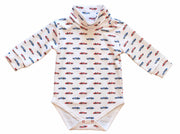 Red Cobra Car Turtleneck Onesie