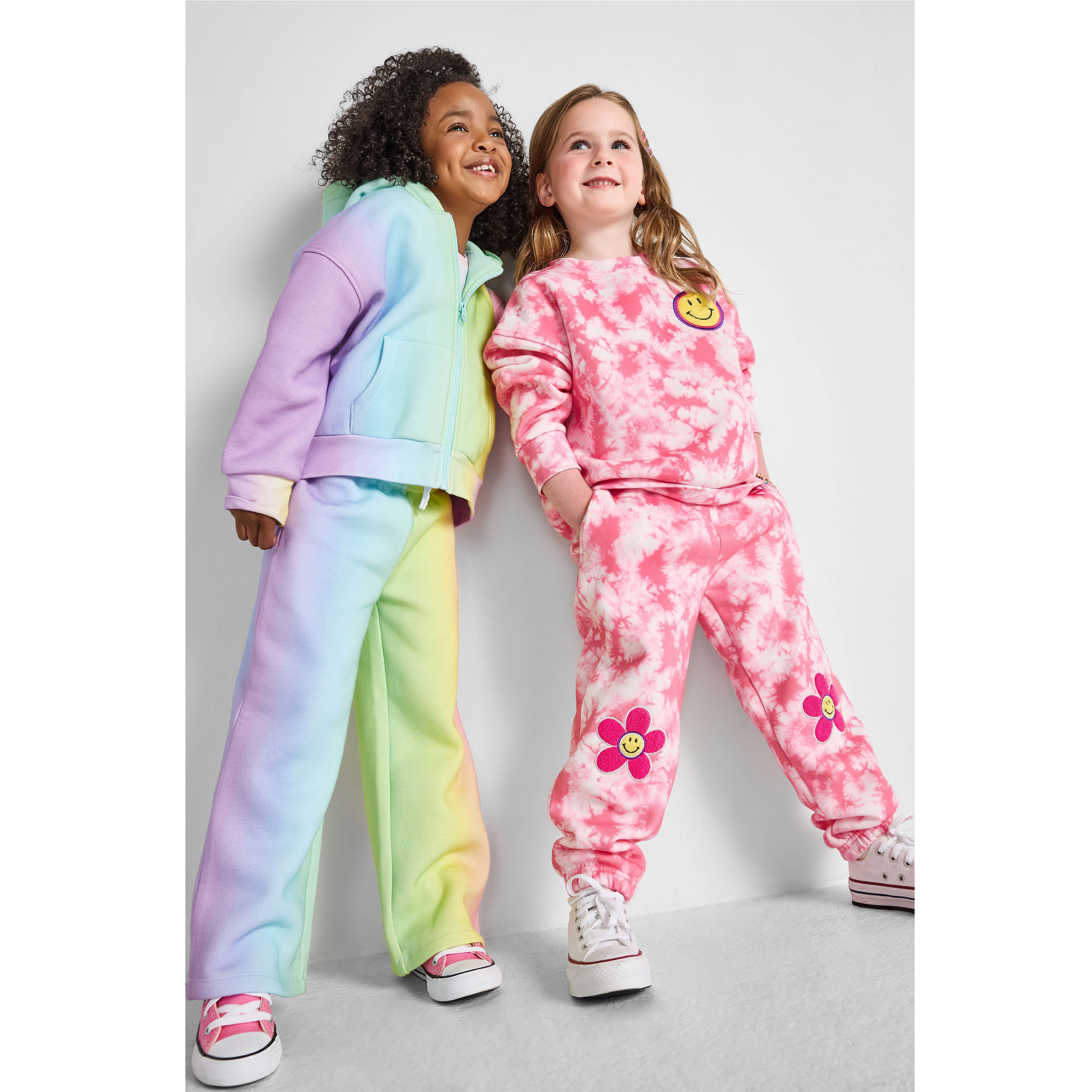 Smiley Tie-dye Joggers