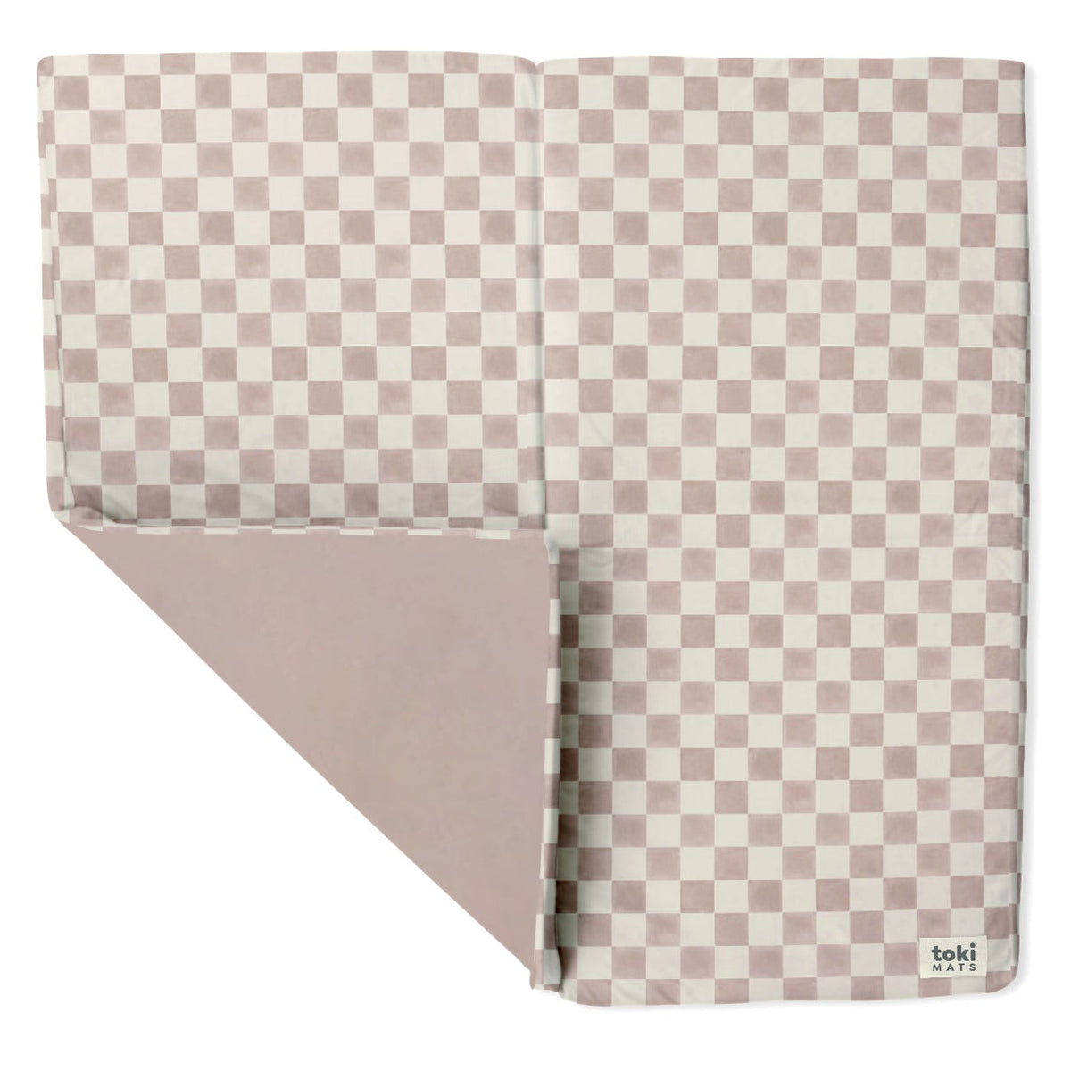 Checker Gumdrop Organic Cotton Mat