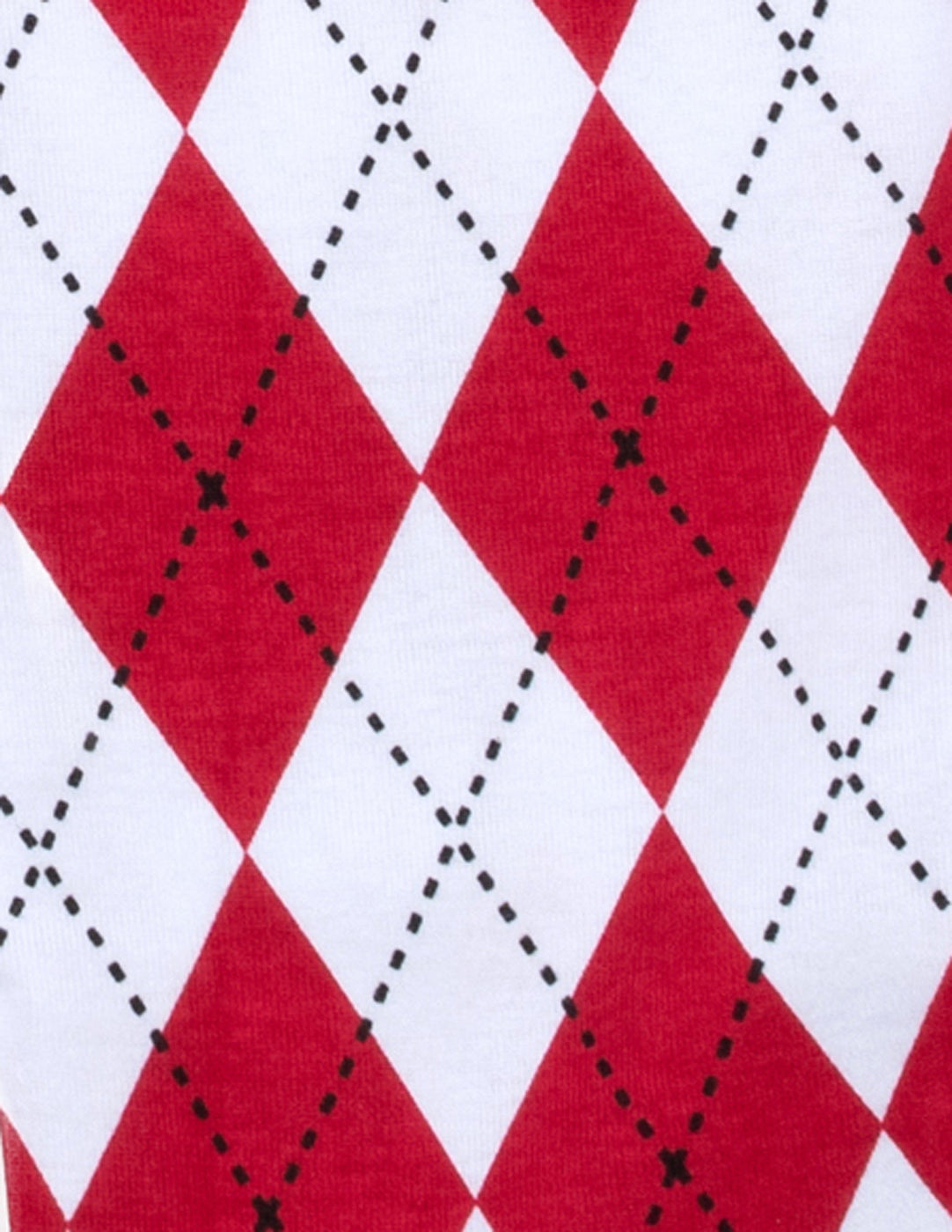 Baby Footed Argyle Print Pajamas