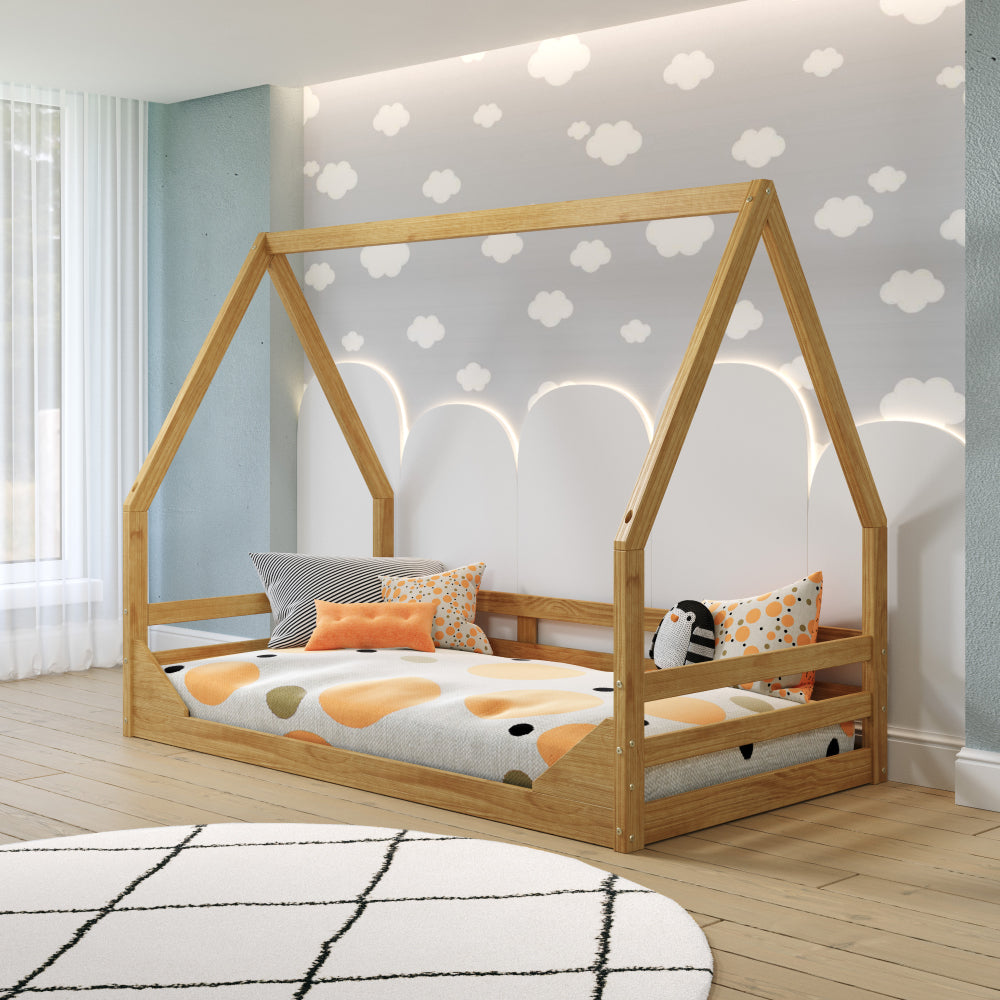 Casita Kids Montessori inspired Wood Floor Twin Bed