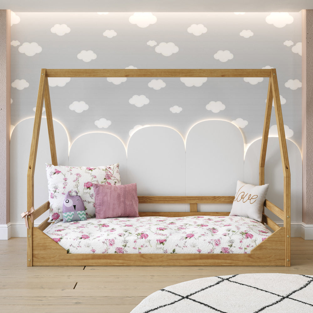 Casita Kids Montessori inspired Wood Floor Twin Bed