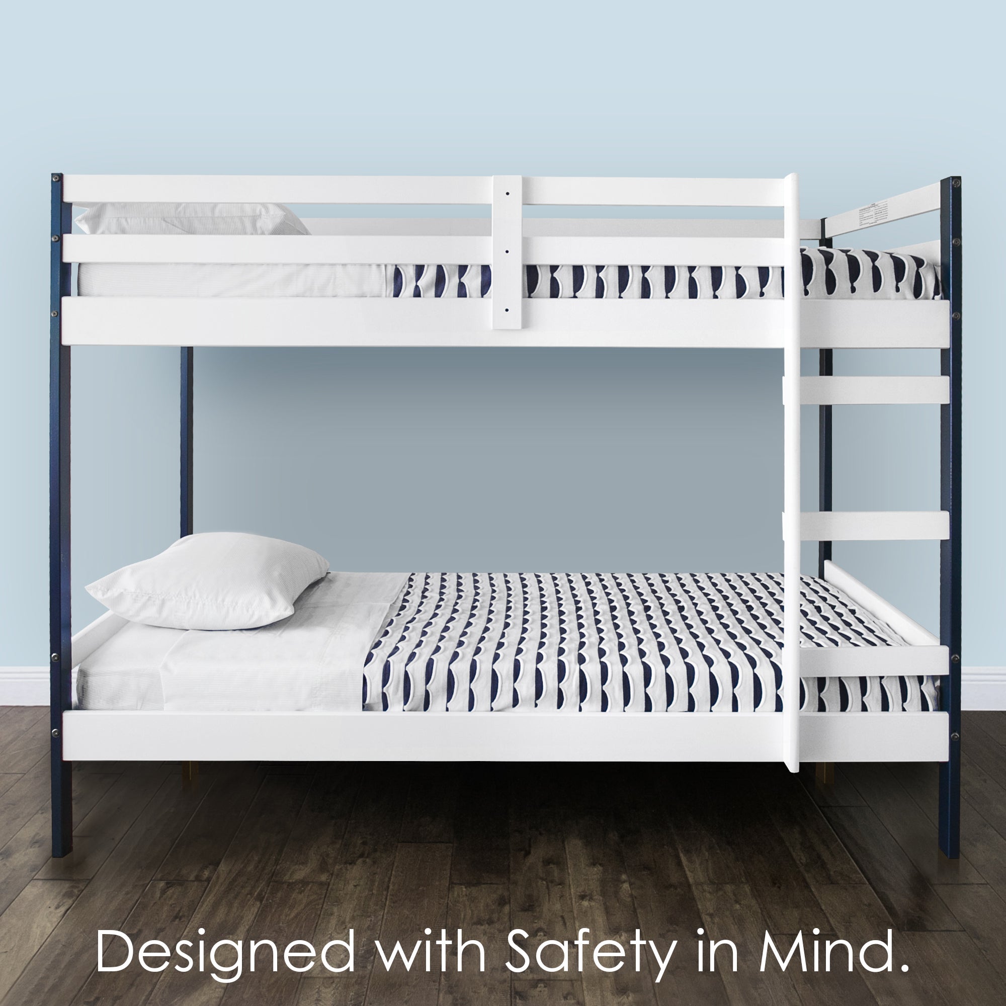 Letto Bunk Bed - Navy and White