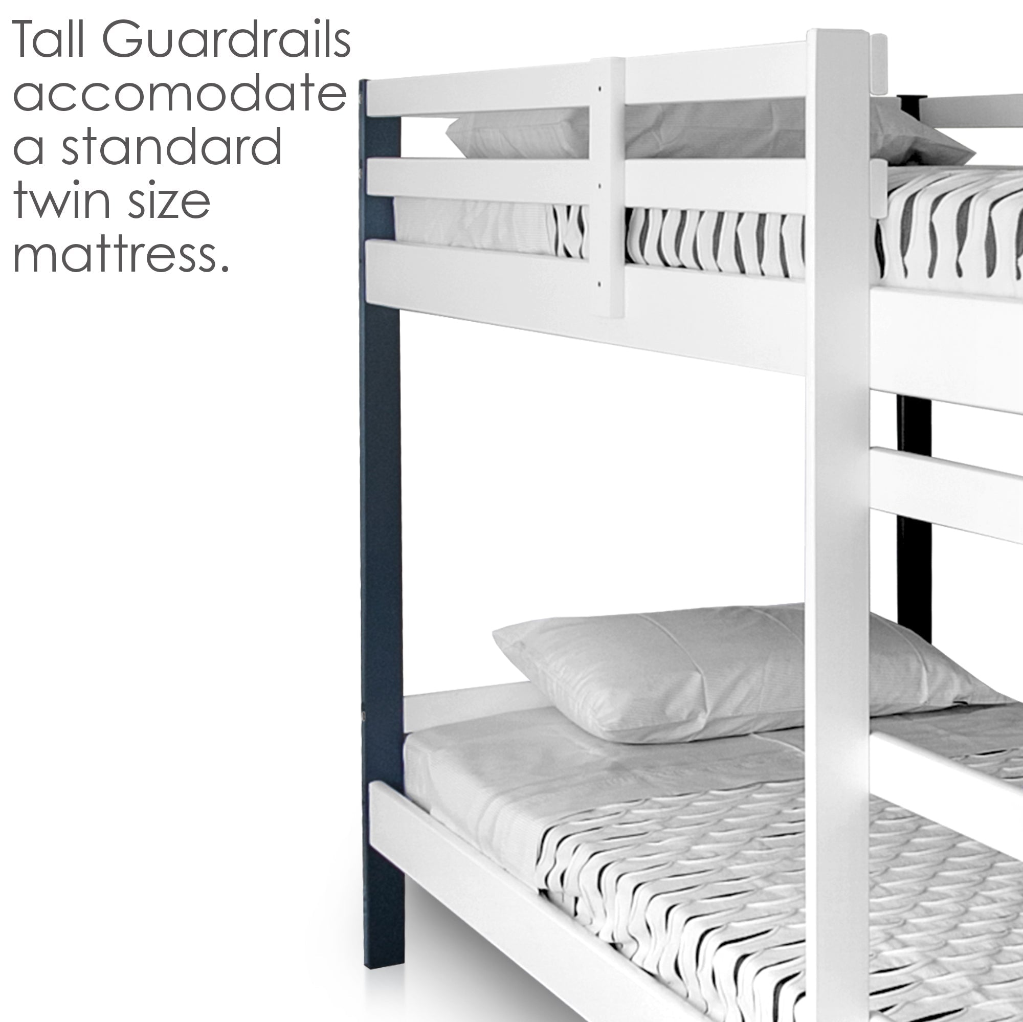 Letto Bunk Bed - Navy and White