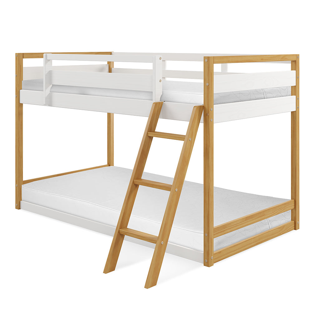 P'kolino Quadra Bunk Bed - White and Natural