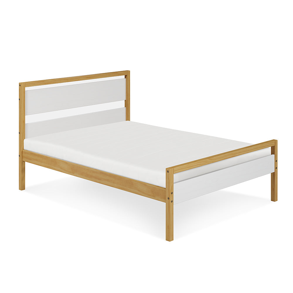 P'kolino Quadra Full Bed - White and Natural