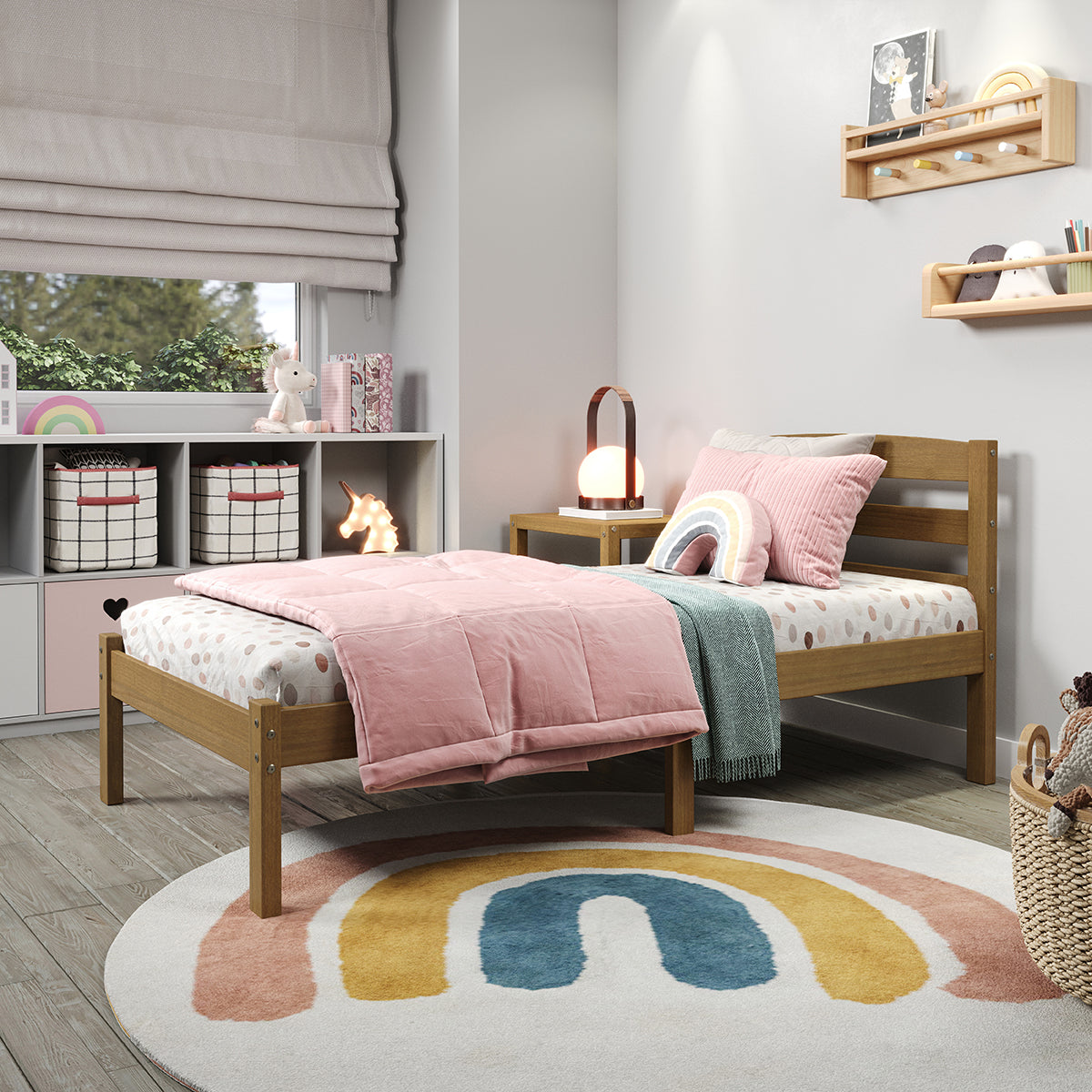 P'kolino Urban Oak Twin Bed - Natural Oak