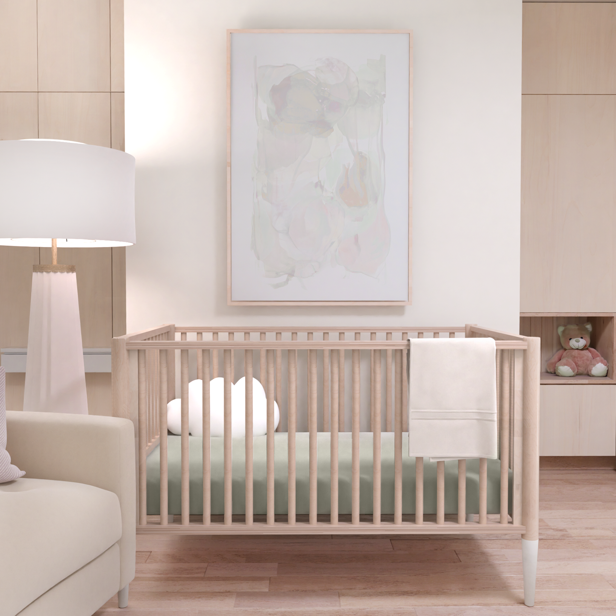 Crib Sheet - Sage Green