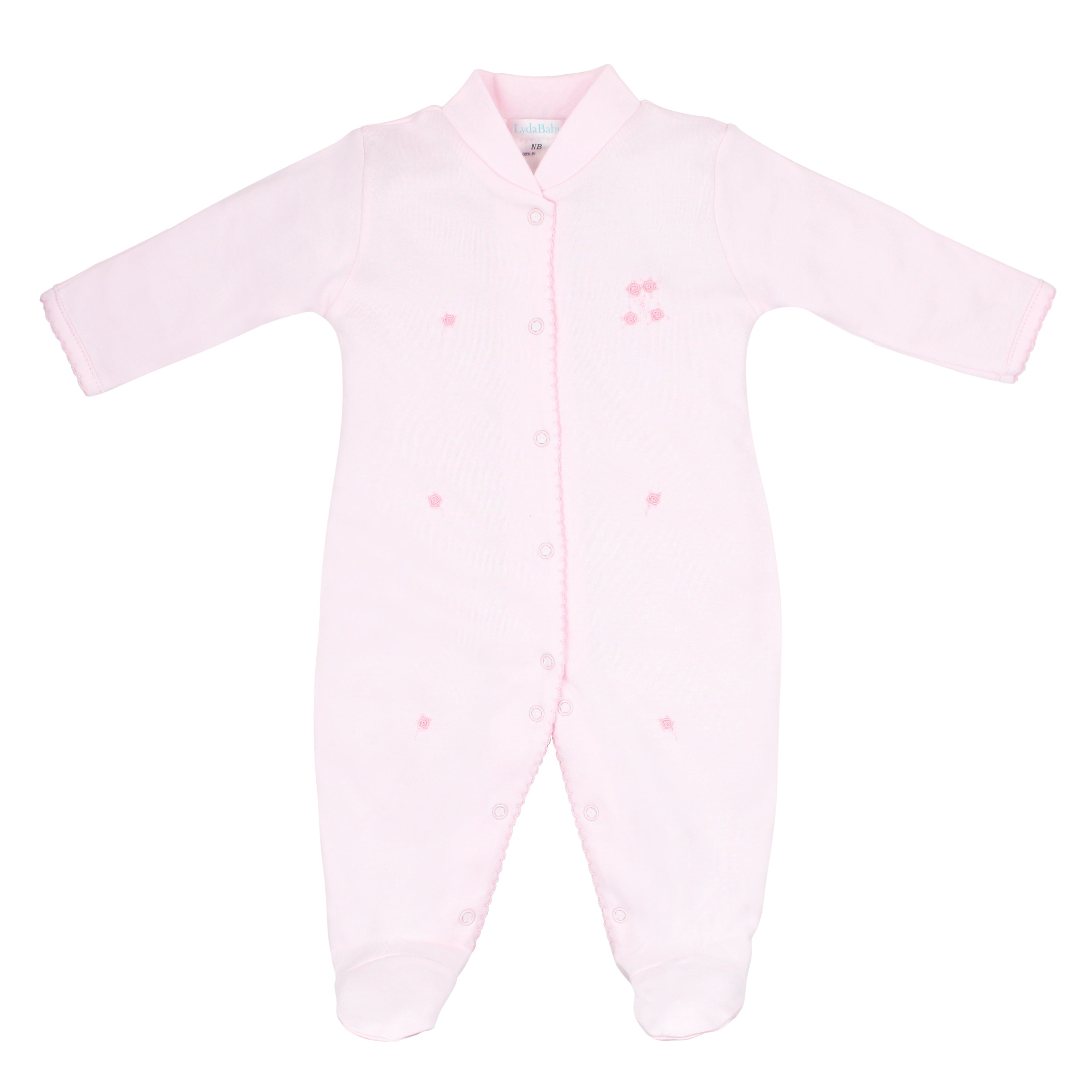 Sweet Roses Embroidery Set 5 Pieces | Baby Girl