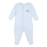 Golf Game Embroidery Footie | Baby Boy