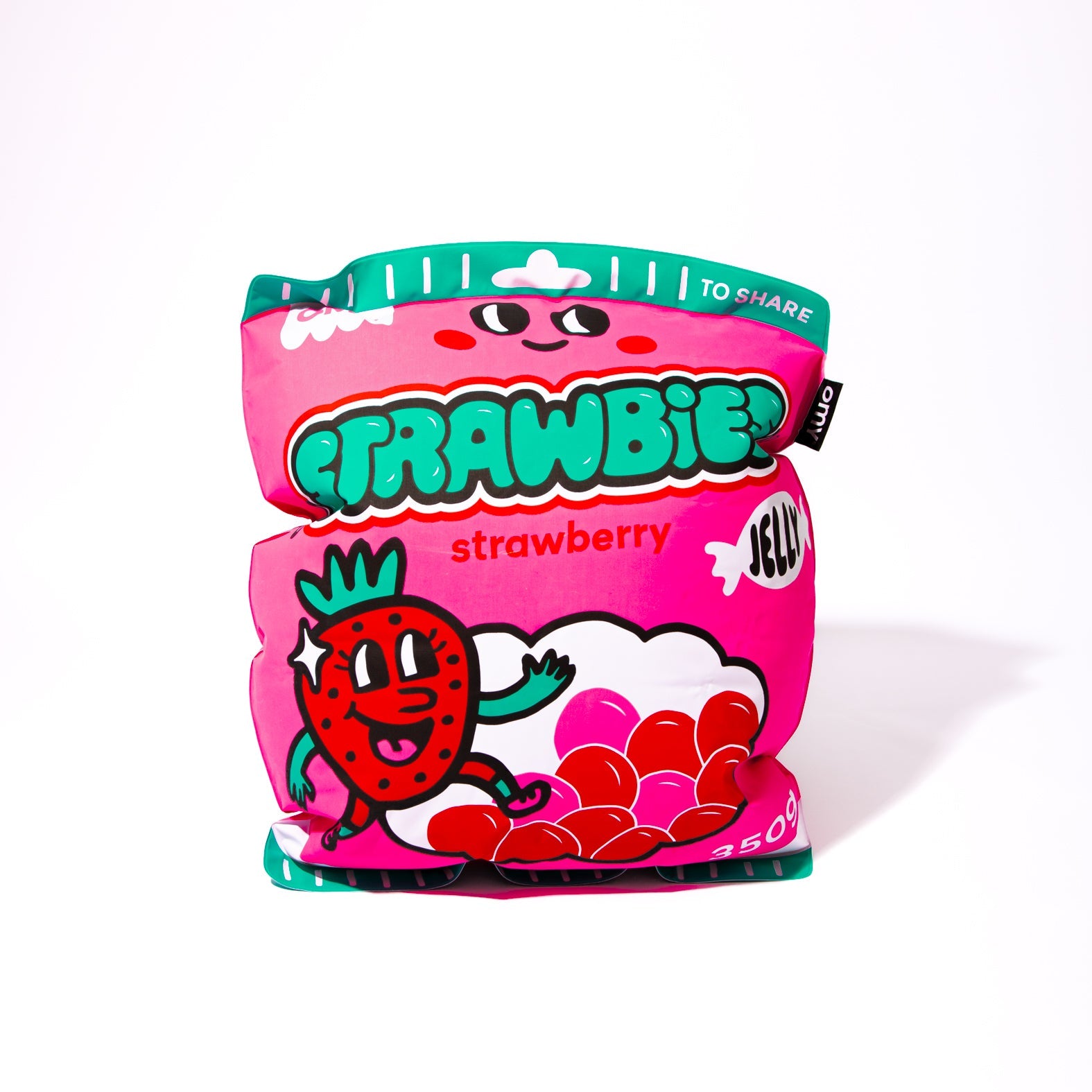 Strawbies - Giant Inflatable Pillow
