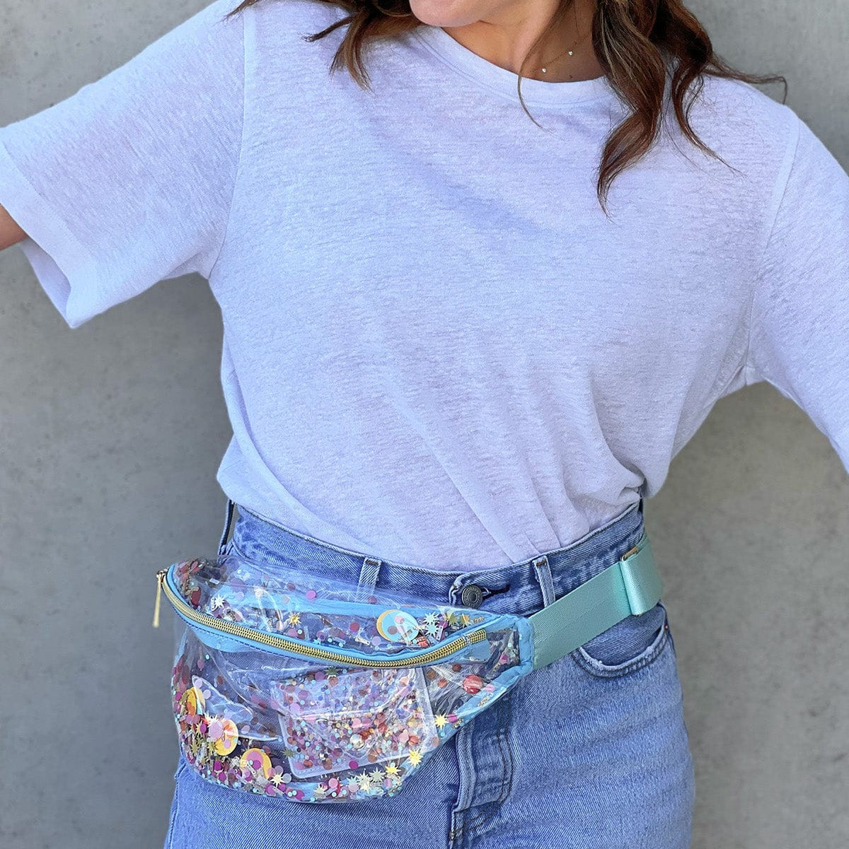 Multicolor Confetti Belt Bag