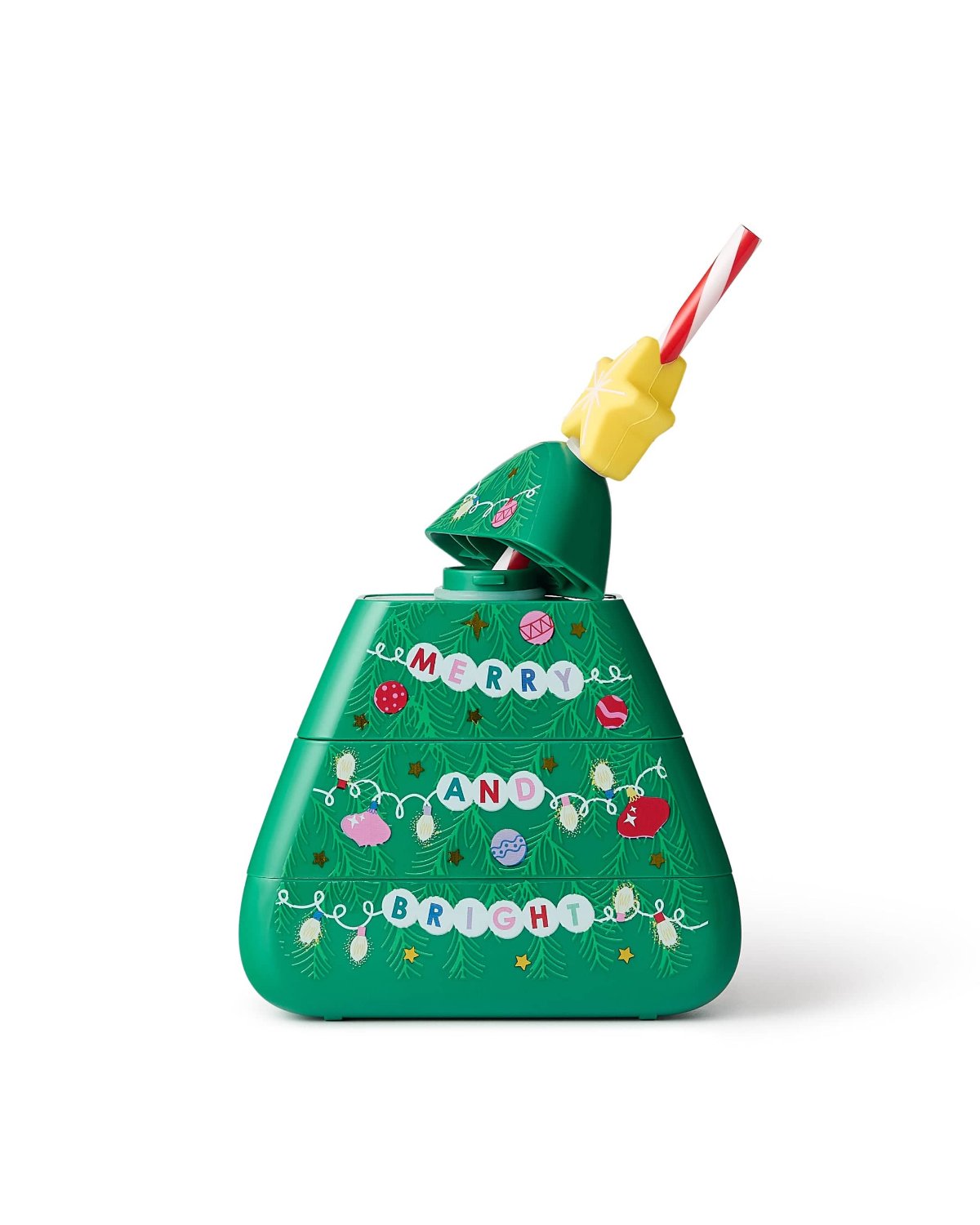 Merry Christmas Tree Sipper (set Of 1, 6, Or 12)
