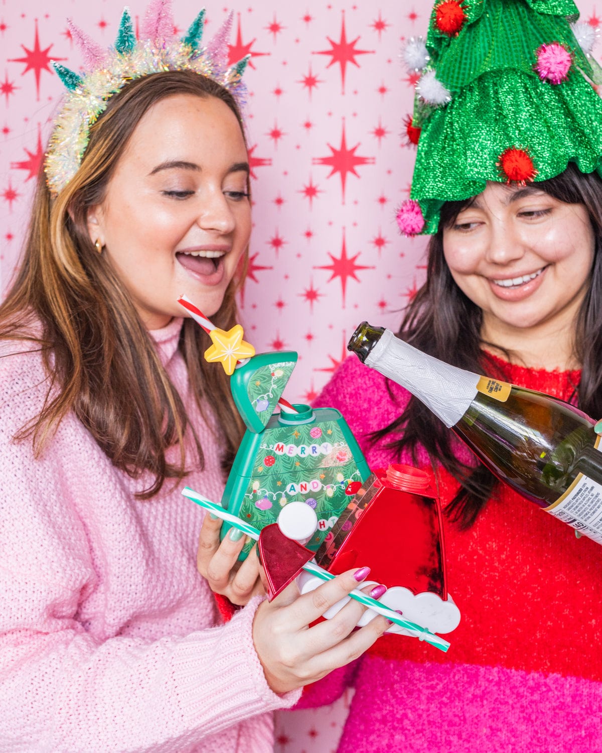 Merry Christmas Tree Sipper (set Of 1, 6, Or 12)