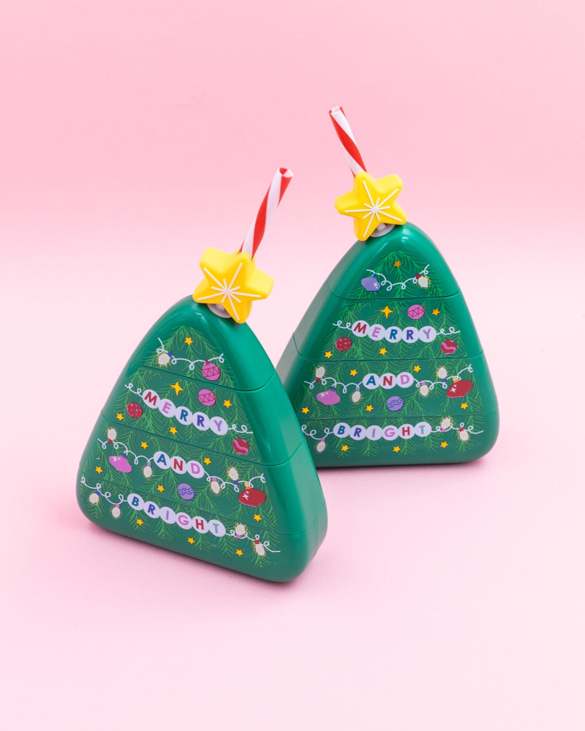Merry Christmas Tree Sipper (set Of 1, 6, Or 12)