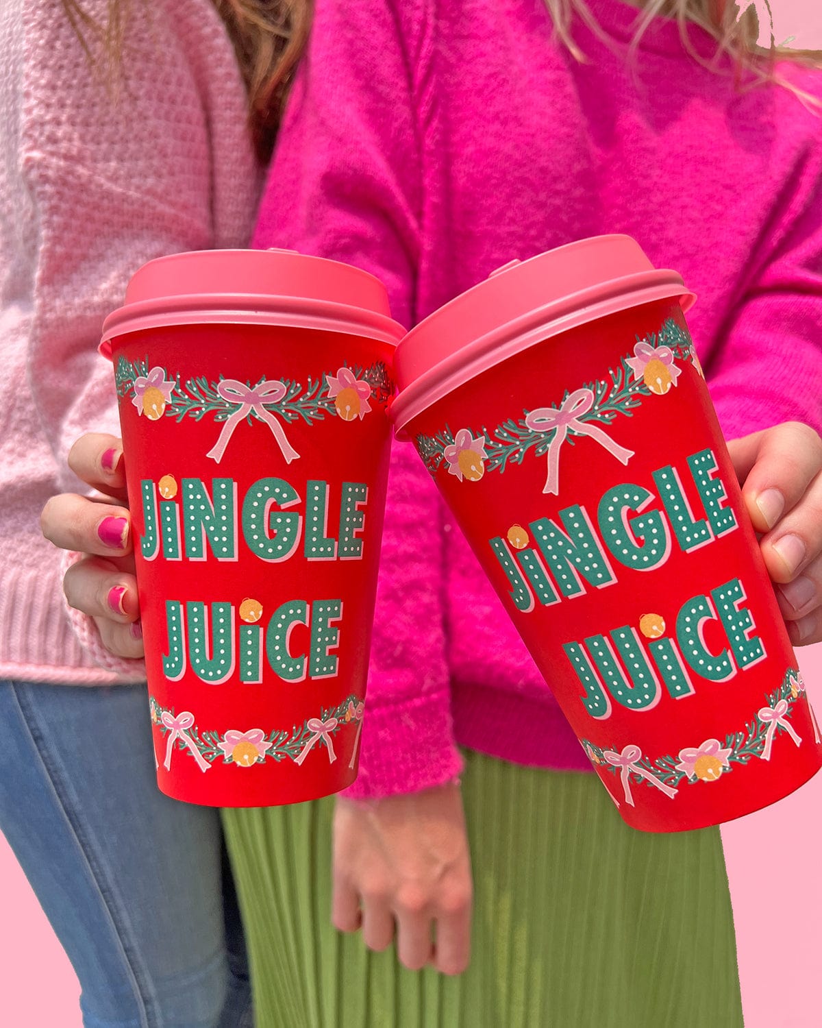 Jingle Juice Cup Set With Lids (10 Count)