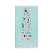 Make Spirits Bright Holiday Cotton Tea Towel