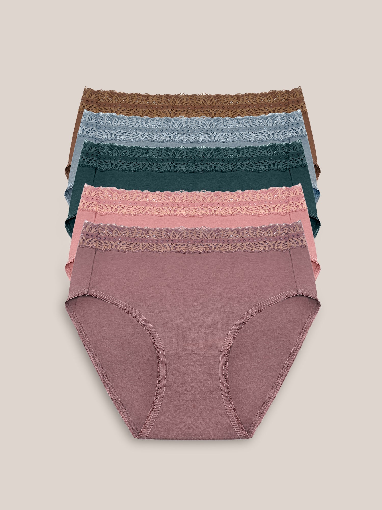 High-waisted Postpartum Underwear Pack | Dusty Hues